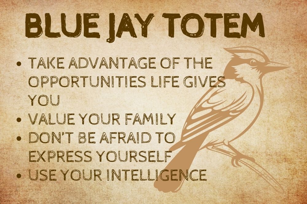 Blue Jay Totem