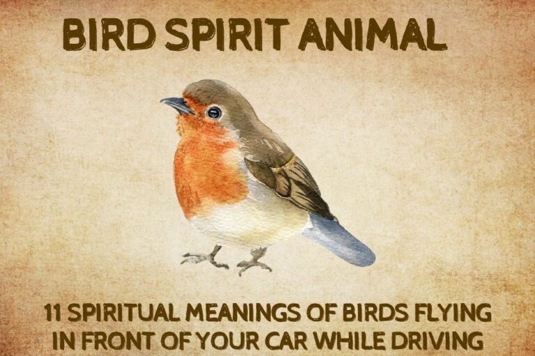 11 Spiritual Meanings Of Birds Flying In Front Of Your Car While Driving