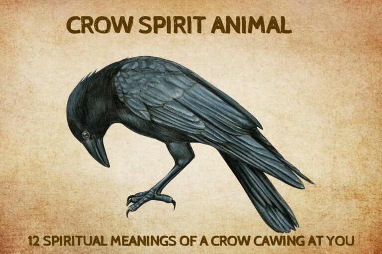 12 Spiritual Meanings of a Crow Cawing at You