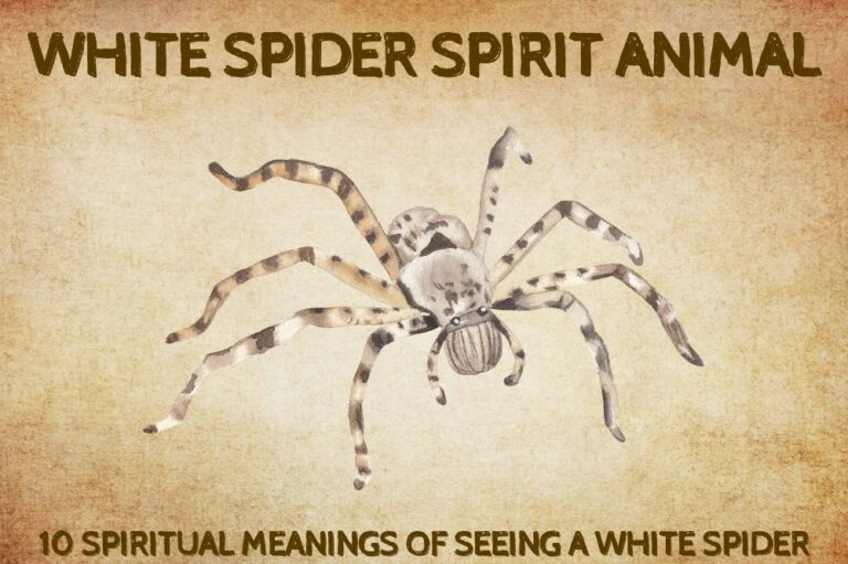 10 Spiritual Meanings of Seeing a White Spider